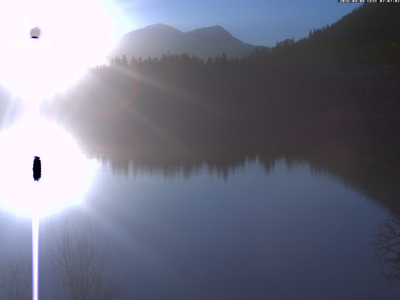 Archiv Foto Webcam Blick auf den Hintersee in Ramsau bei Berchtesgaden
