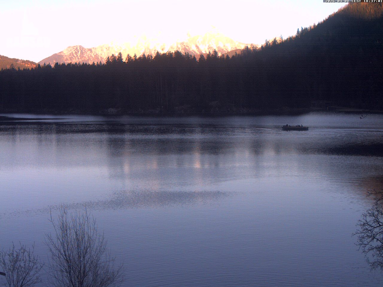 Archiv Foto Webcam Blick auf den Hintersee in Ramsau bei Berchtesgaden