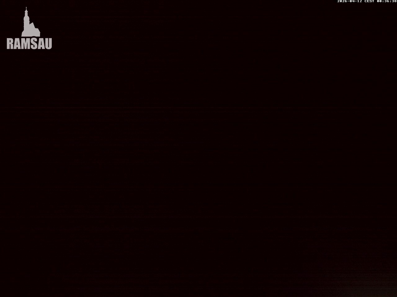 Archived image Webcam View to lake Hintersee