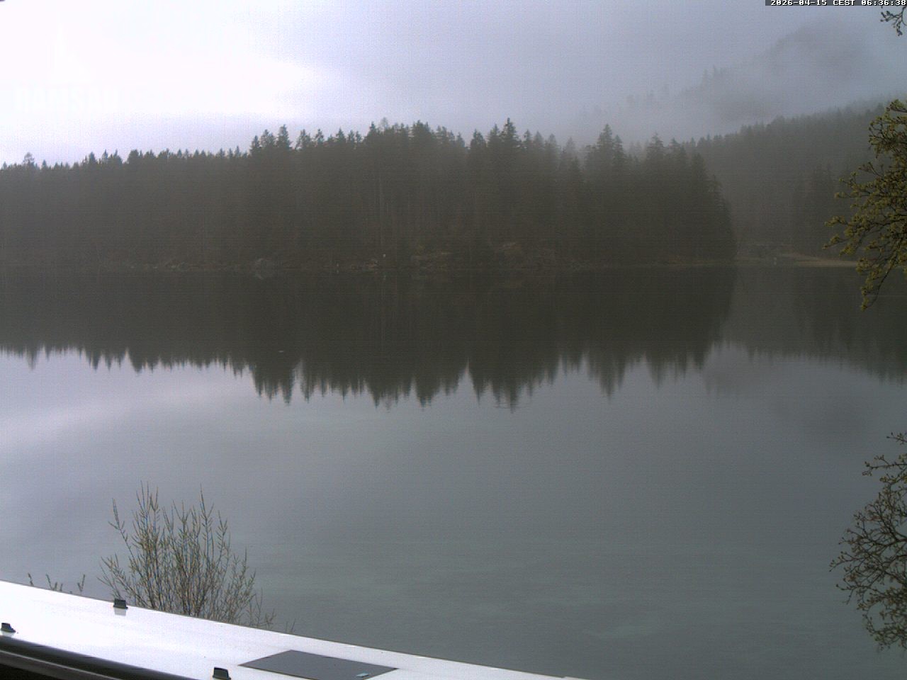 Archiv Foto Webcam Blick auf den Hintersee in Ramsau bei Berchtesgaden