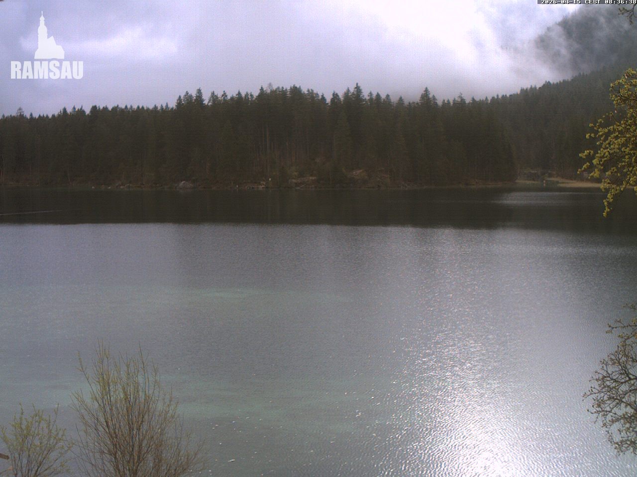Archiv Foto Webcam Blick auf den Hintersee in Ramsau bei Berchtesgaden