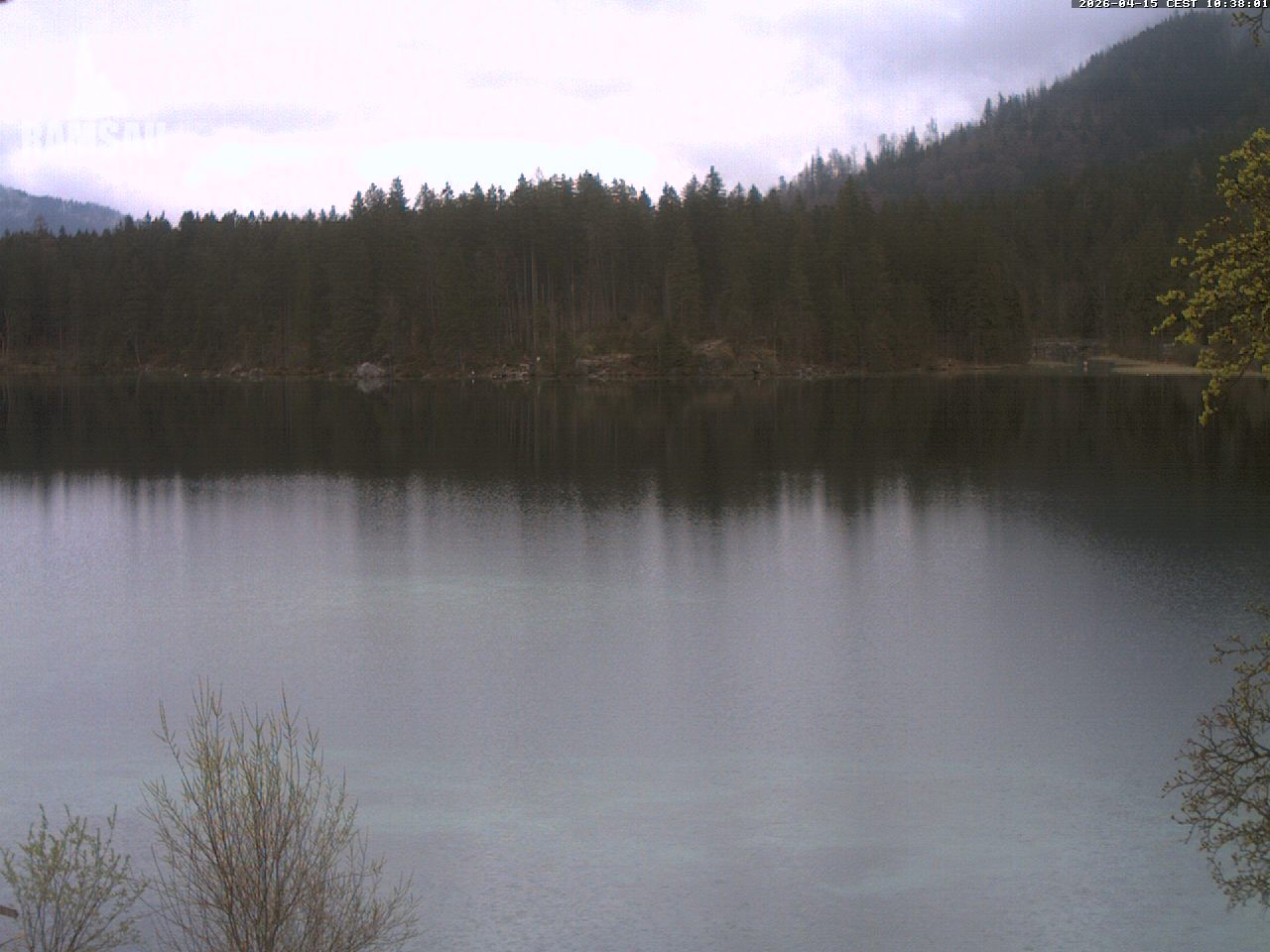 Archiv Foto Webcam Blick auf den Hintersee in Ramsau bei Berchtesgaden