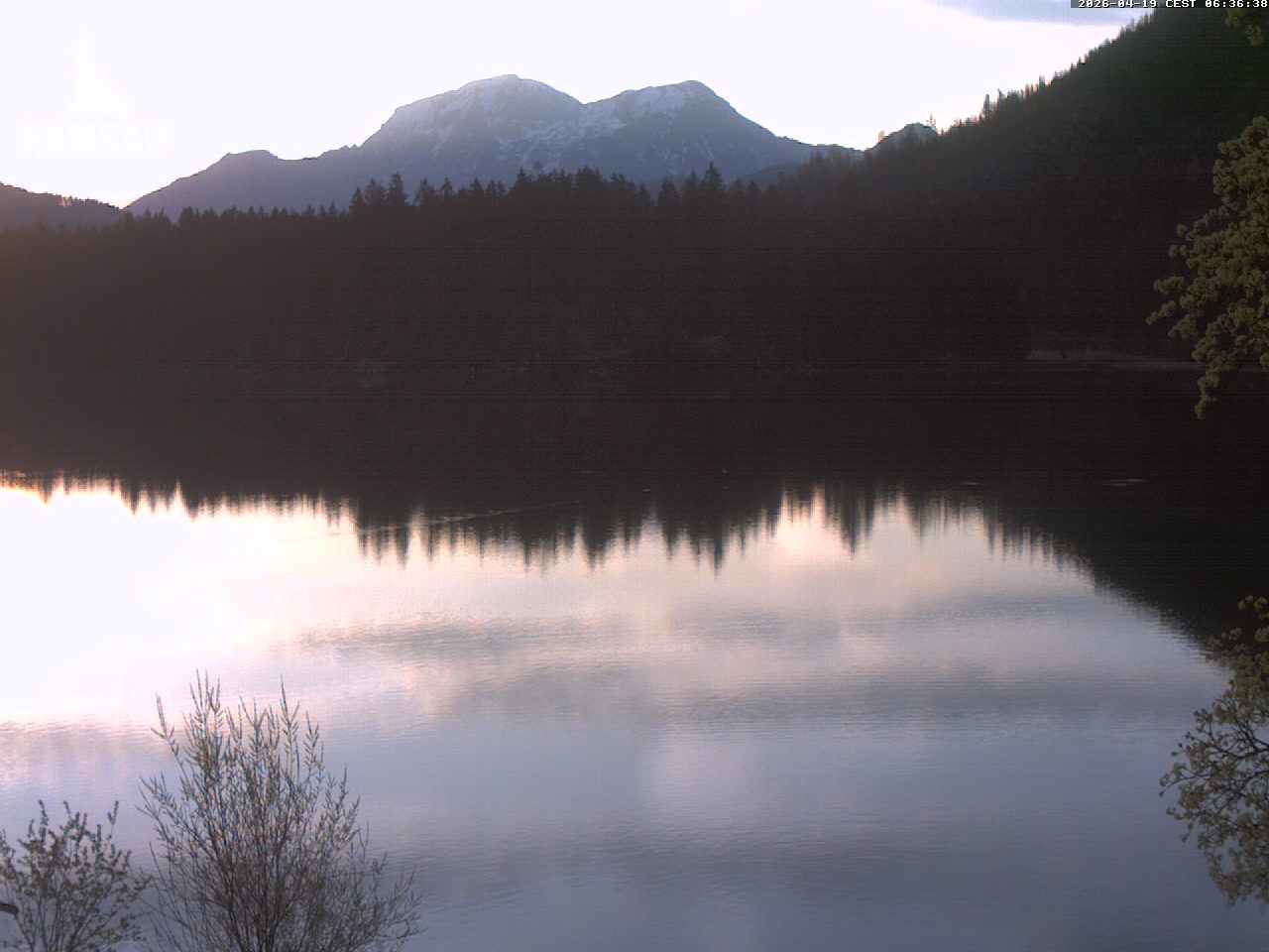 Archiv Foto Webcam Blick auf den Hintersee in Ramsau bei Berchtesgaden