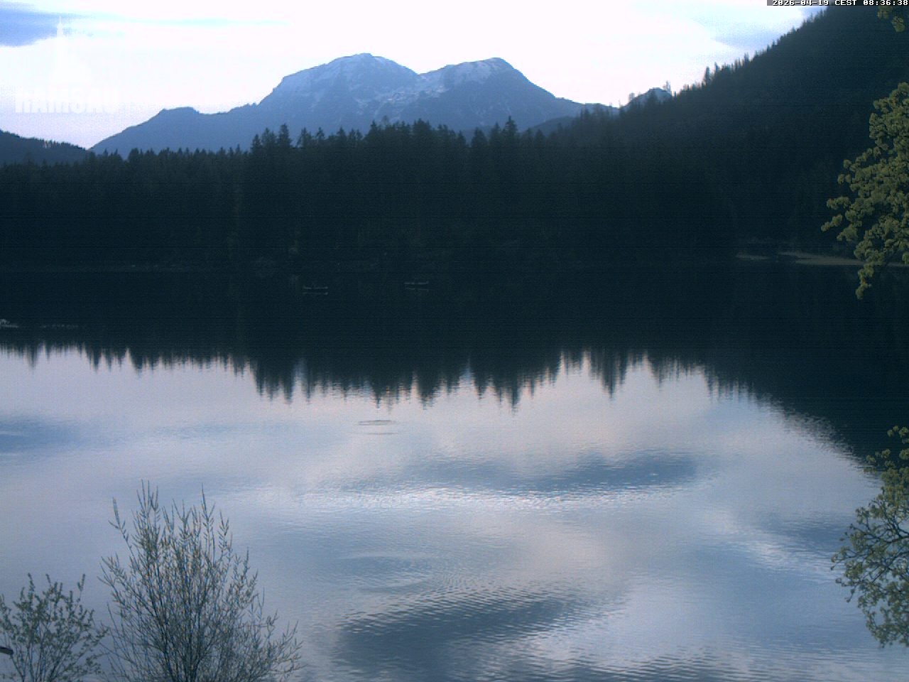 Archiv Foto Webcam Blick auf den Hintersee in Ramsau bei Berchtesgaden