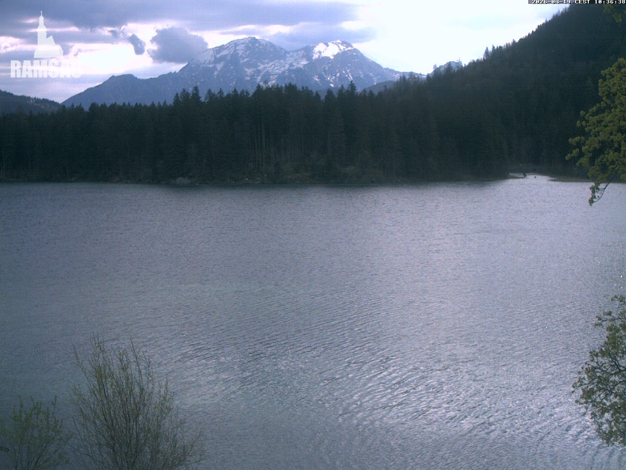 Archiv Foto Webcam Blick auf den Hintersee in Ramsau bei Berchtesgaden