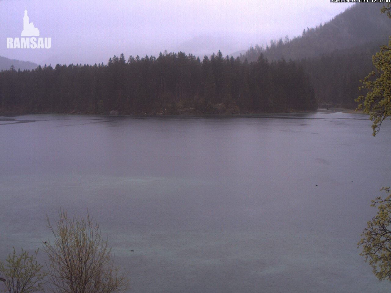 Archiv Foto Webcam Blick auf den Hintersee in Ramsau bei Berchtesgaden