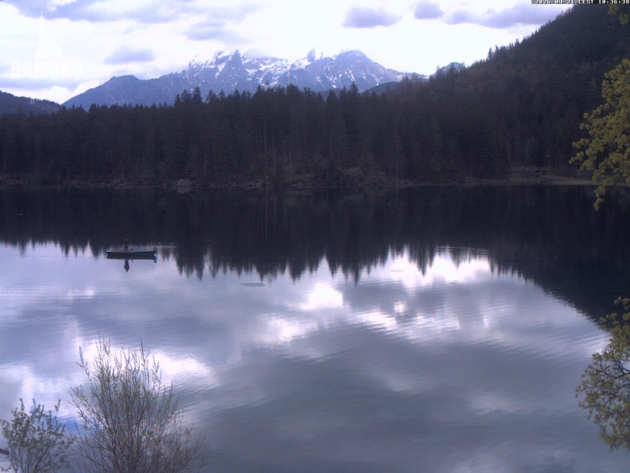 Archiv Foto Webcam Blick auf den Hintersee in Ramsau bei Berchtesgaden