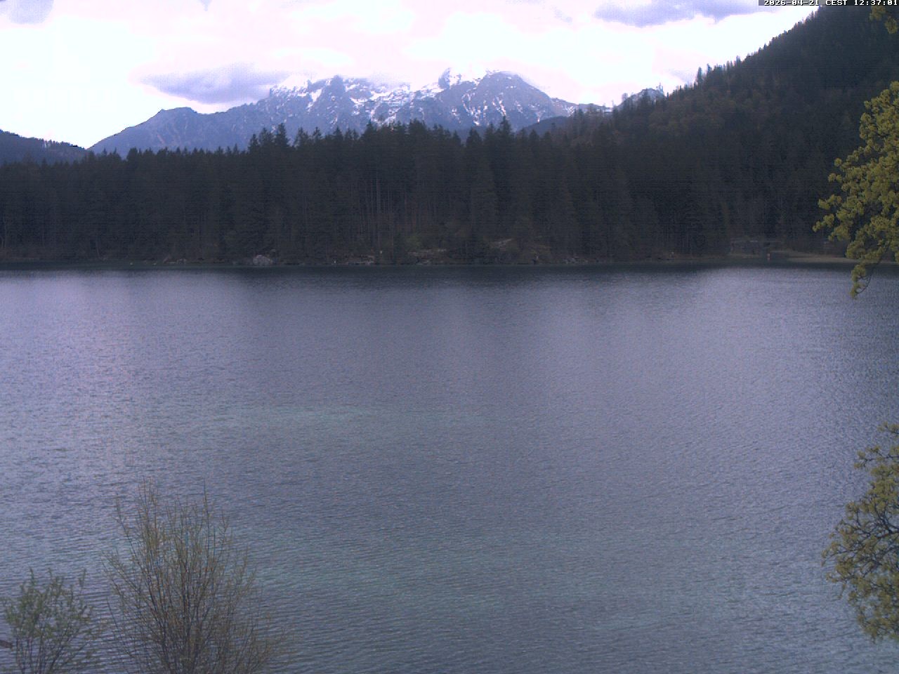 Archiv Foto Webcam Blick auf den Hintersee in Ramsau bei Berchtesgaden