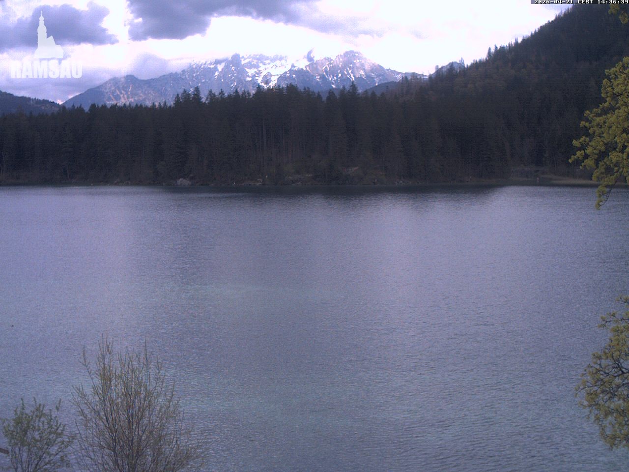 Archiv Foto Webcam Blick auf den Hintersee in Ramsau bei Berchtesgaden