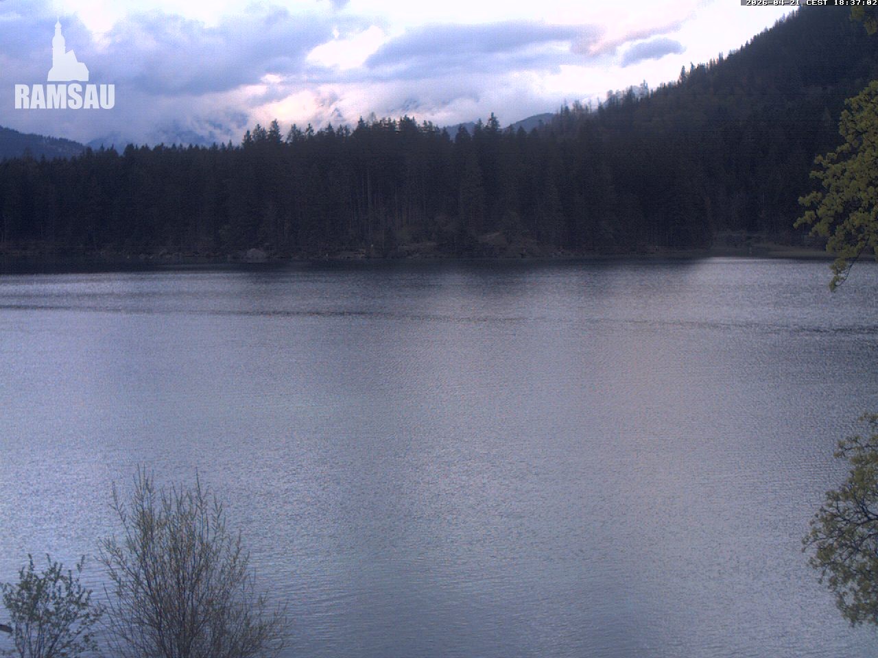Archiv Foto Webcam Blick auf den Hintersee in Ramsau bei Berchtesgaden