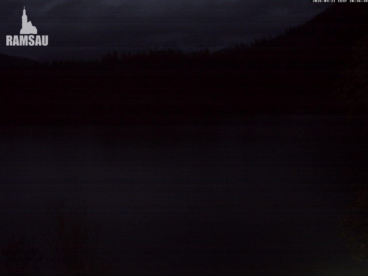 Archiv Foto Webcam Blick auf den Hintersee in Ramsau bei Berchtesgaden