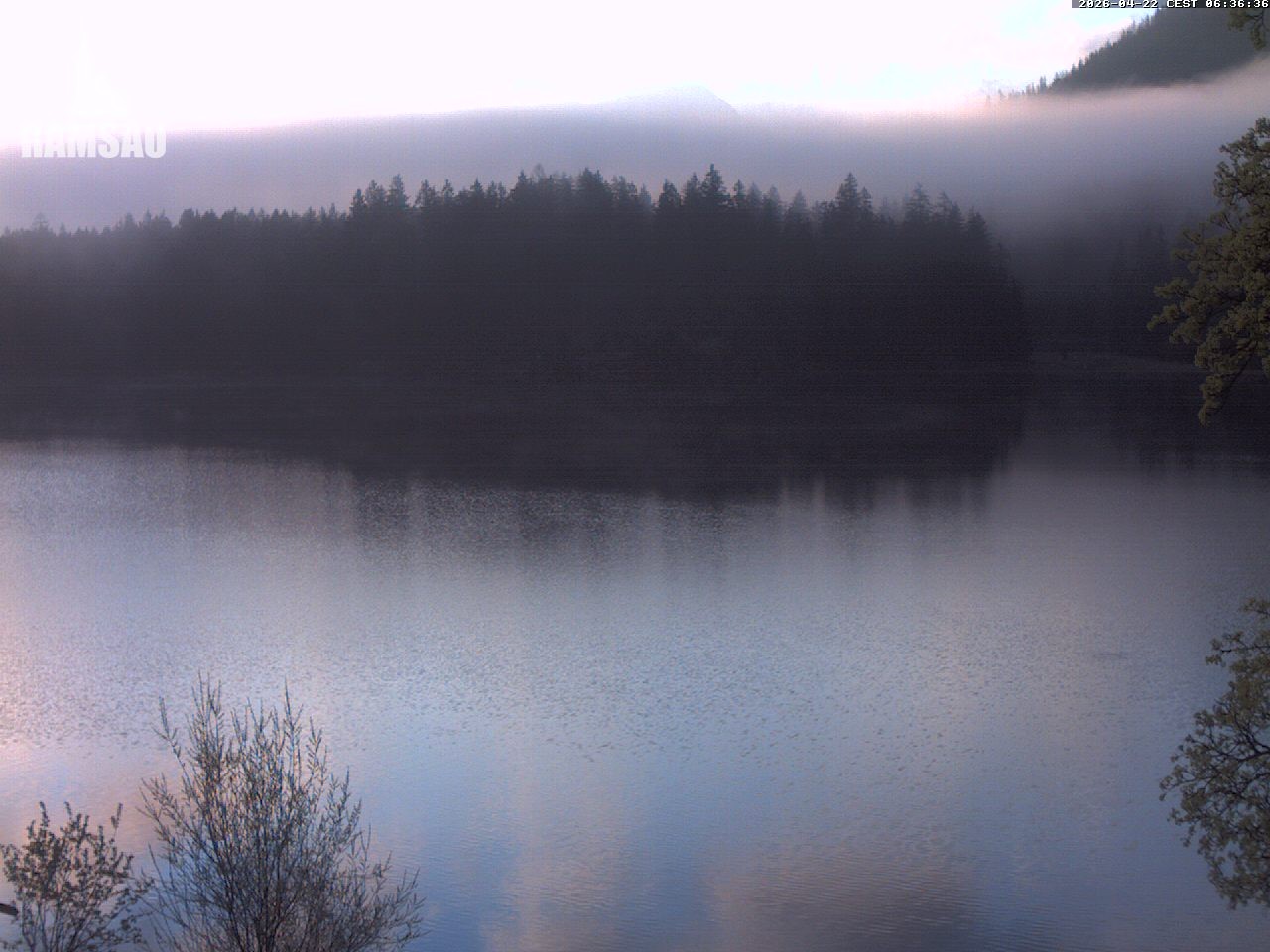 Archiv Foto Webcam Blick auf den Hintersee in Ramsau bei Berchtesgaden