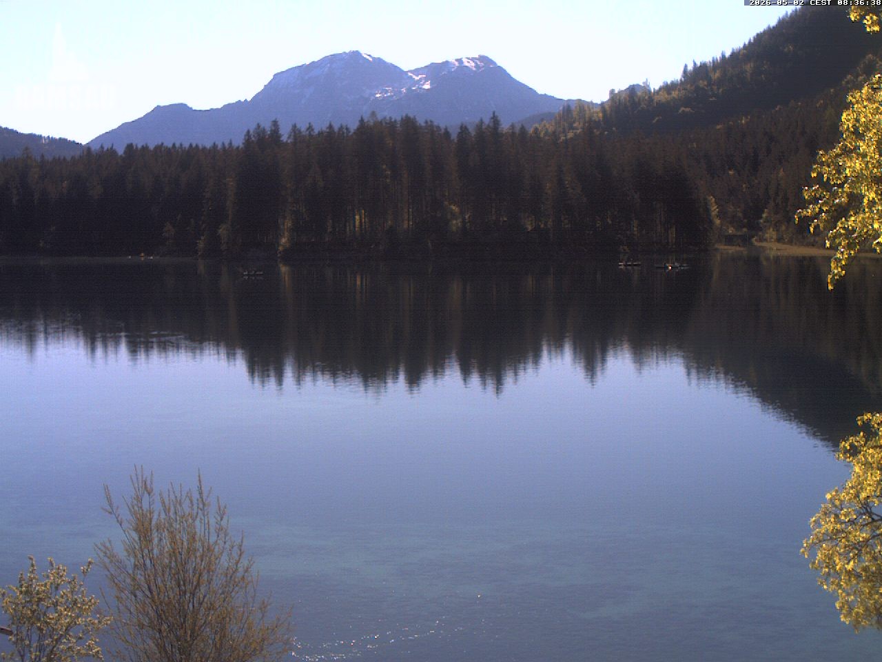 Archiv Foto Webcam Blick auf den Hintersee in Ramsau bei Berchtesgaden