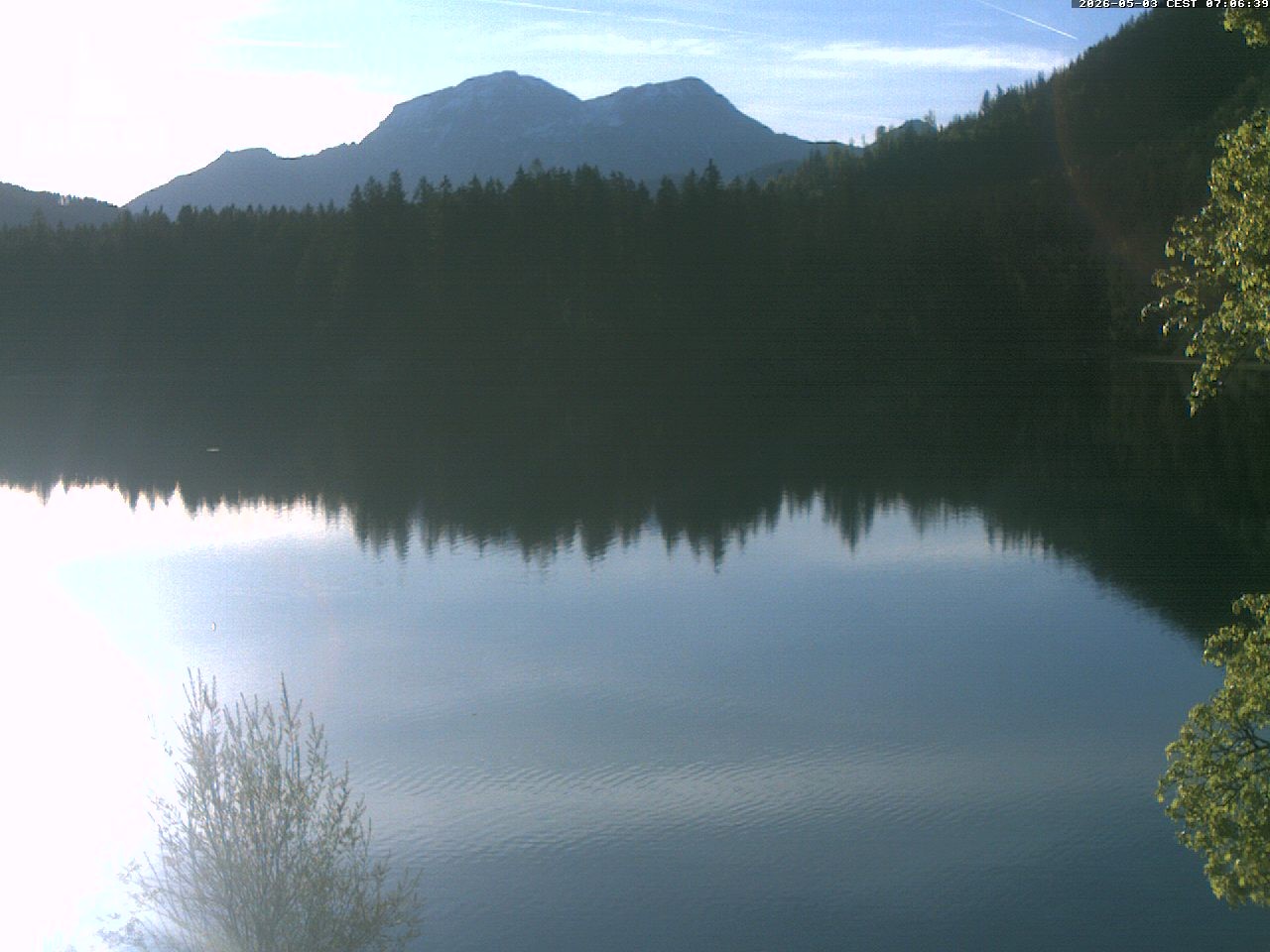 Archiv Foto Webcam Blick auf den Hintersee in Ramsau bei Berchtesgaden