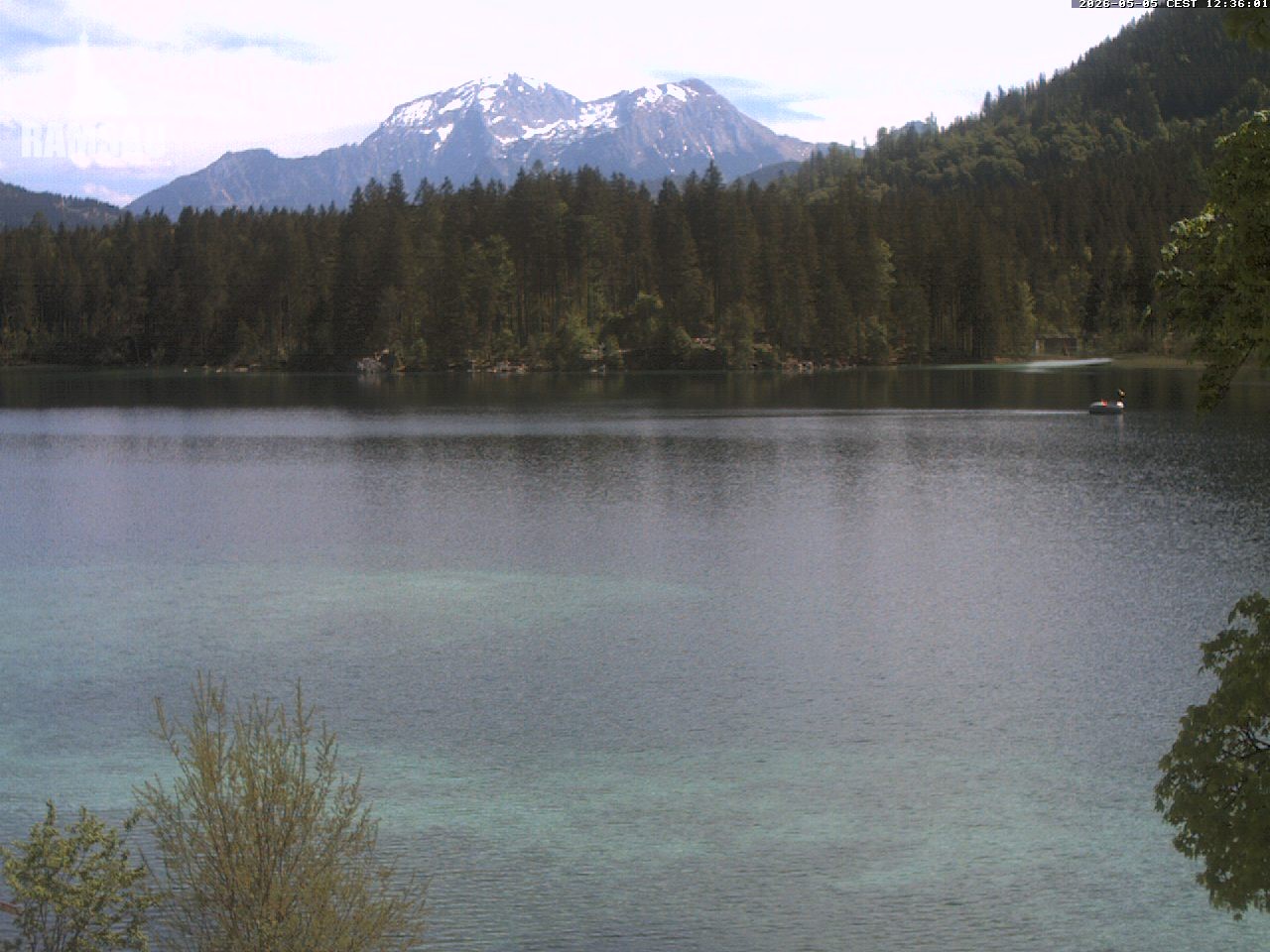 Archiv Foto Webcam Blick auf den Hintersee in Ramsau bei Berchtesgaden