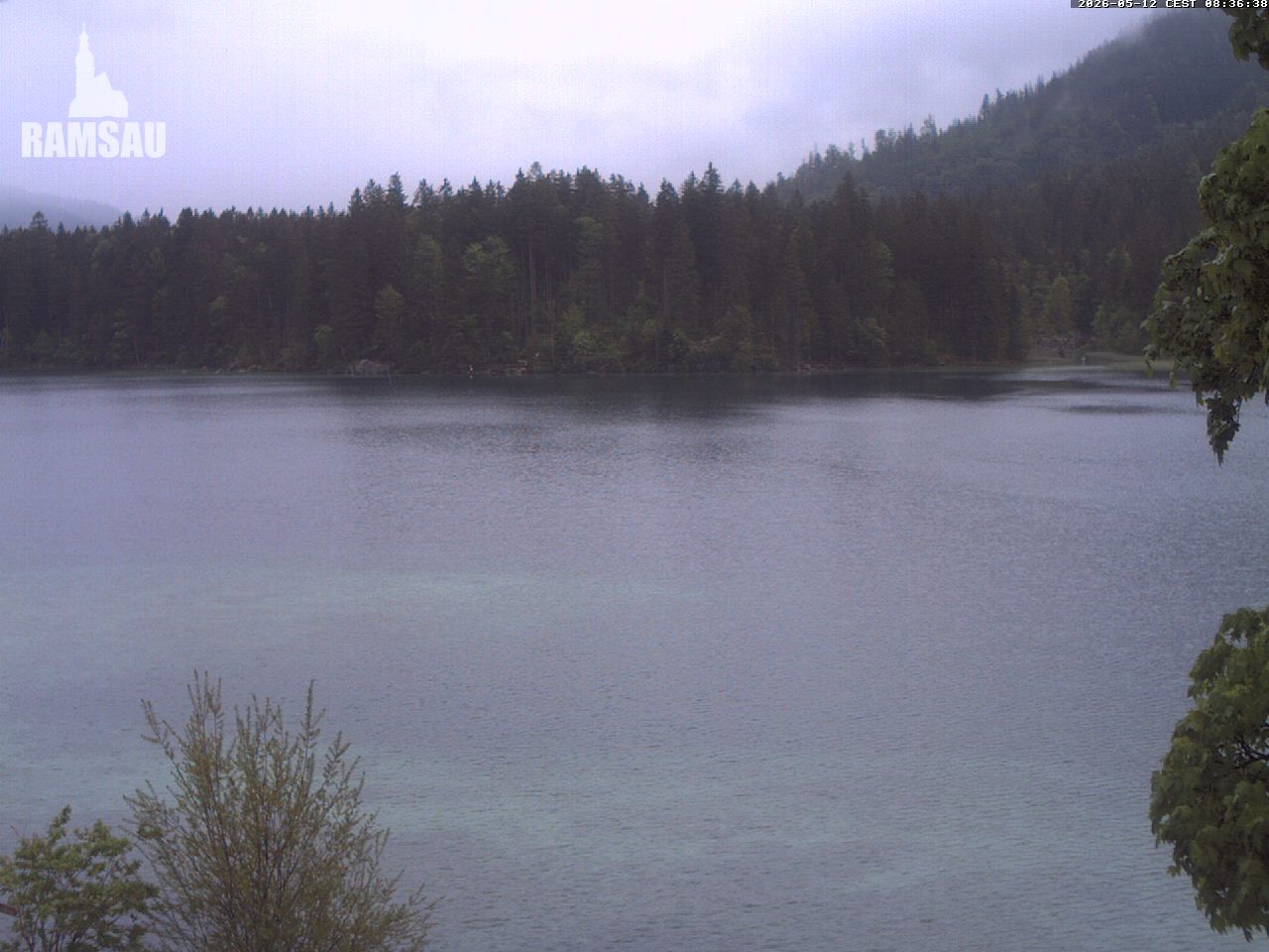 Archiv Foto Webcam Blick auf den Hintersee in Ramsau bei Berchtesgaden