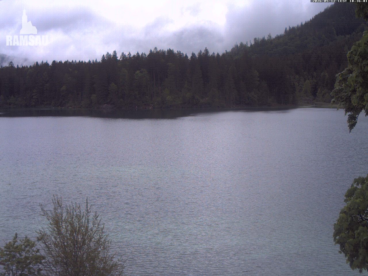 Archiv Foto Webcam Blick auf den Hintersee in Ramsau bei Berchtesgaden