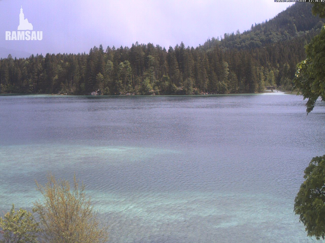Archiv Foto Webcam Blick auf den Hintersee in Ramsau bei Berchtesgaden