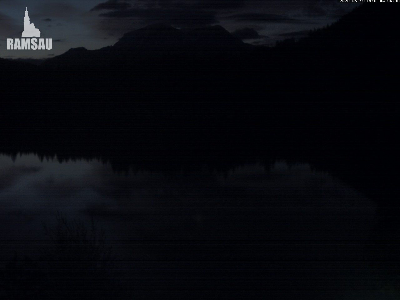 Archiv Foto Webcam Blick auf den Hintersee in Ramsau bei Berchtesgaden