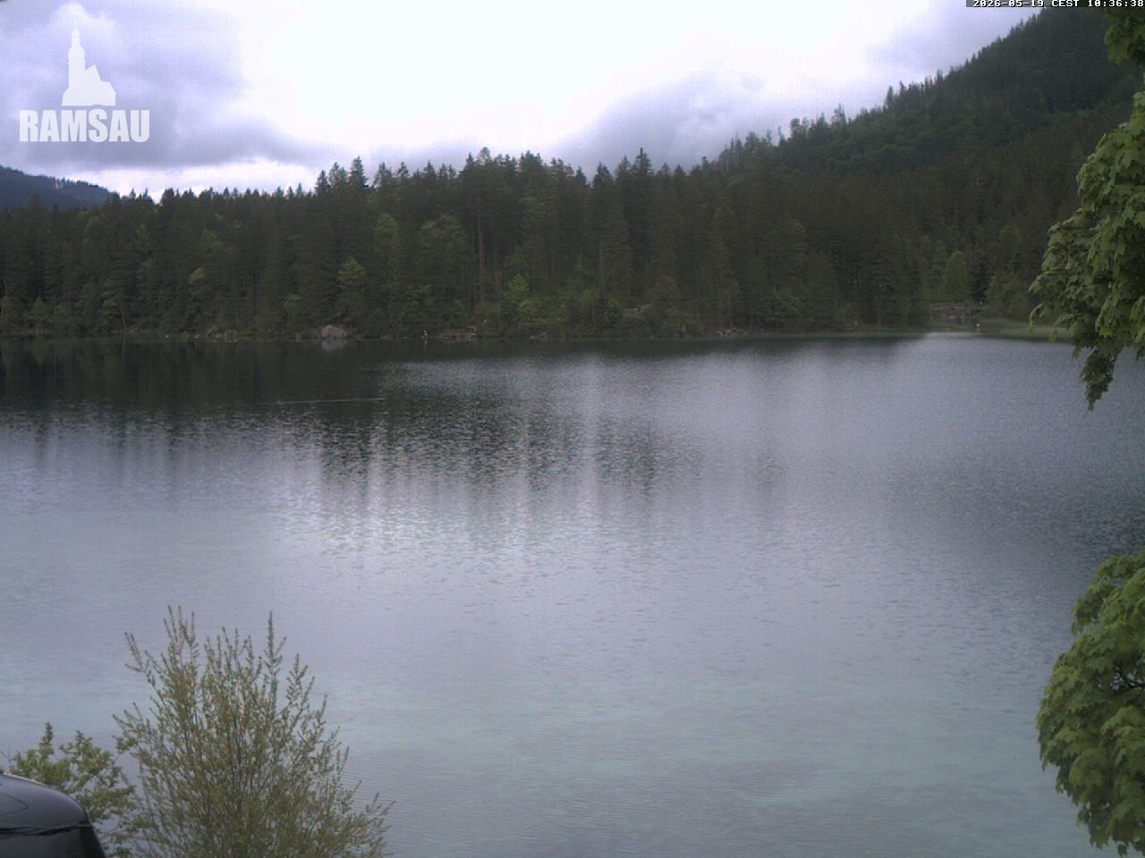 Archiv Foto Webcam Blick auf den Hintersee in Ramsau bei Berchtesgaden