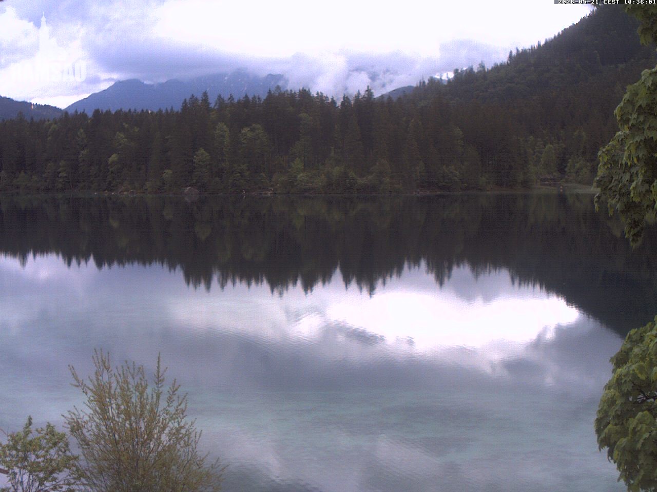 Archiv Foto Webcam Blick auf den Hintersee in Ramsau bei Berchtesgaden