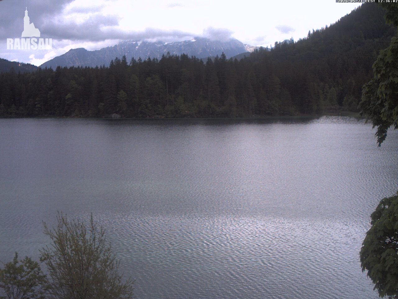 Archiv Foto Webcam Blick auf den Hintersee in Ramsau bei Berchtesgaden