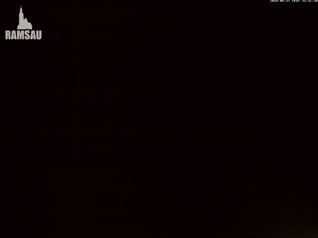 Archived image Webcam View to lake Hintersee