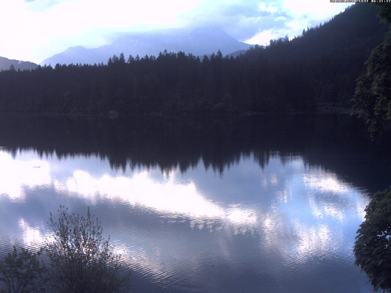 Archiv Foto Webcam Blick auf den Hintersee in Ramsau bei Berchtesgaden