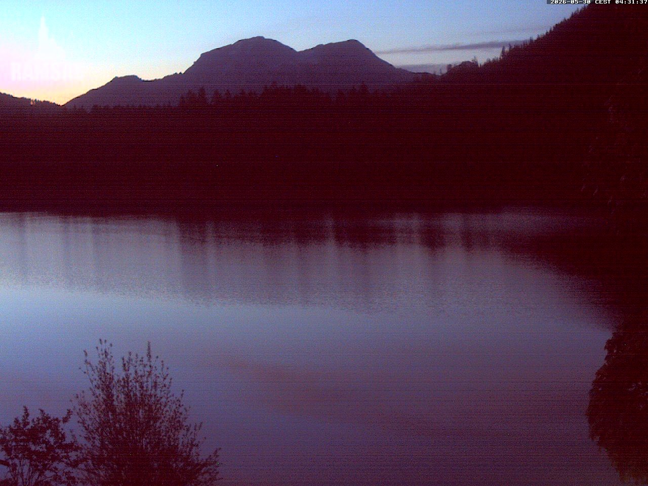 Archiv Foto Webcam Blick auf den Hintersee in Ramsau bei Berchtesgaden