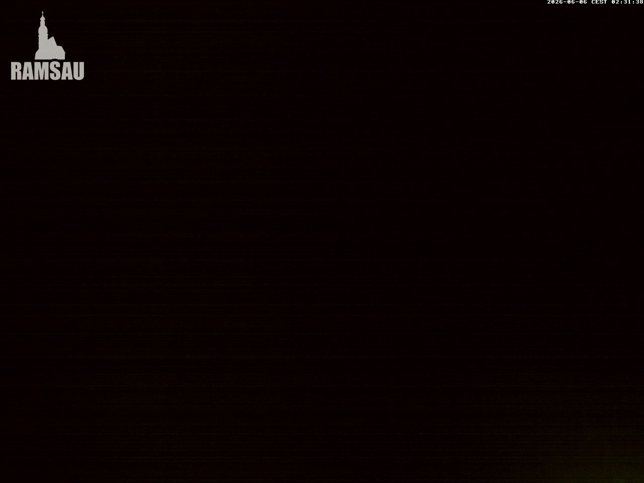 Archived image Webcam View to lake Hintersee