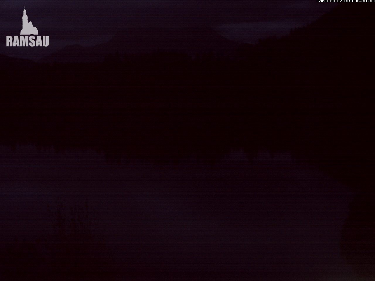 Archiv Foto Webcam Blick auf den Hintersee in Ramsau bei Berchtesgaden