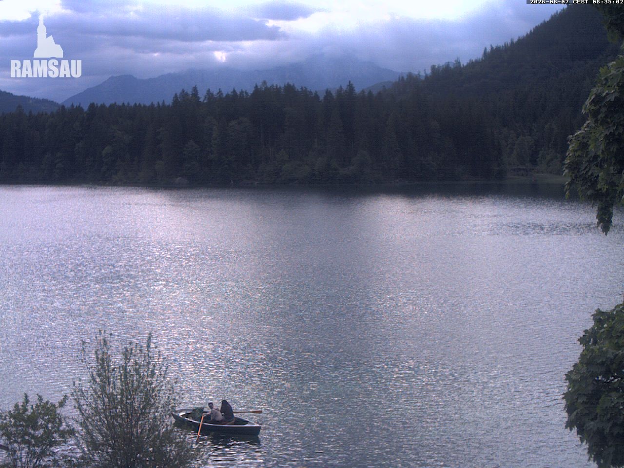 Archiv Foto Webcam Blick auf den Hintersee in Ramsau bei Berchtesgaden