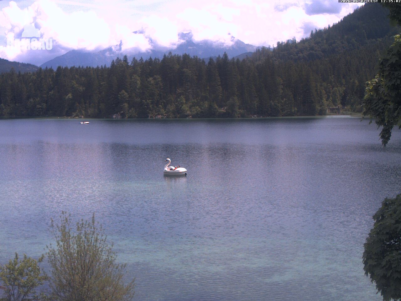 Archiv Foto Webcam Blick auf den Hintersee in Ramsau bei Berchtesgaden