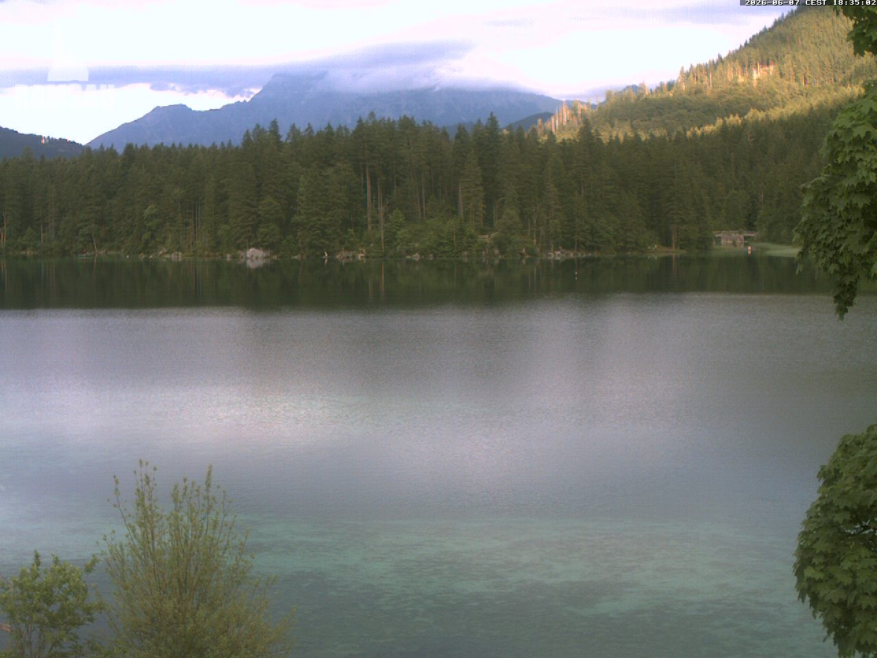 Archiv Foto Webcam Blick auf den Hintersee in Ramsau bei Berchtesgaden