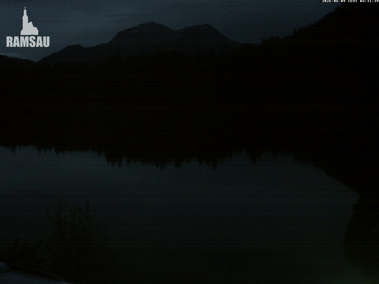 Archiv Foto Webcam Blick auf den Hintersee in Ramsau bei Berchtesgaden