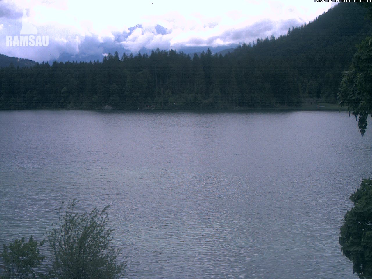 Archiv Foto Webcam Blick auf den Hintersee in Ramsau bei Berchtesgaden
