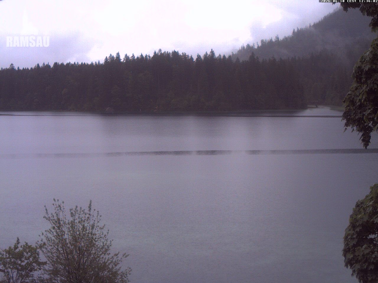 Archiv Foto Webcam Blick auf den Hintersee in Ramsau bei Berchtesgaden