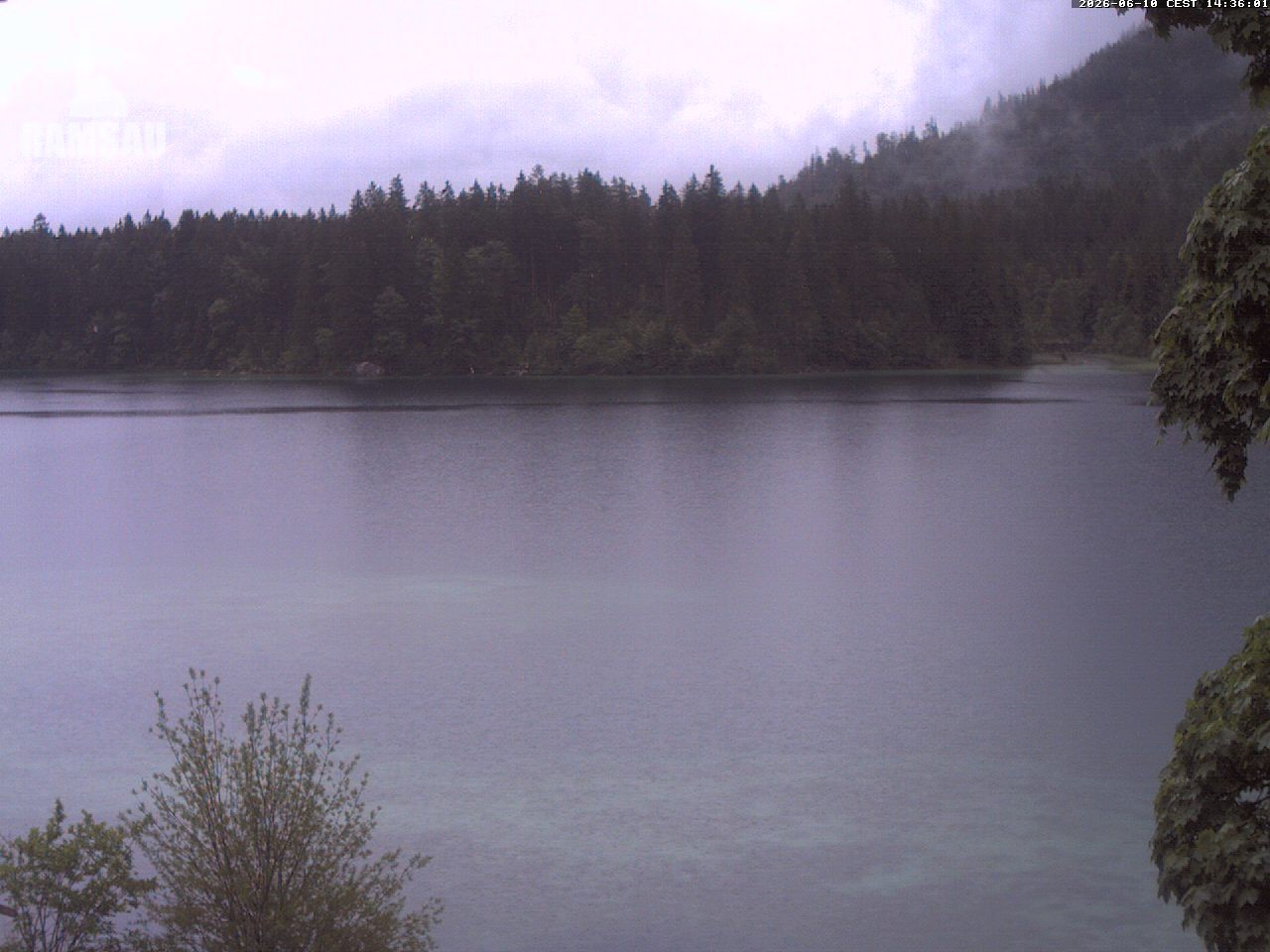 Archiv Foto Webcam Blick auf den Hintersee in Ramsau bei Berchtesgaden