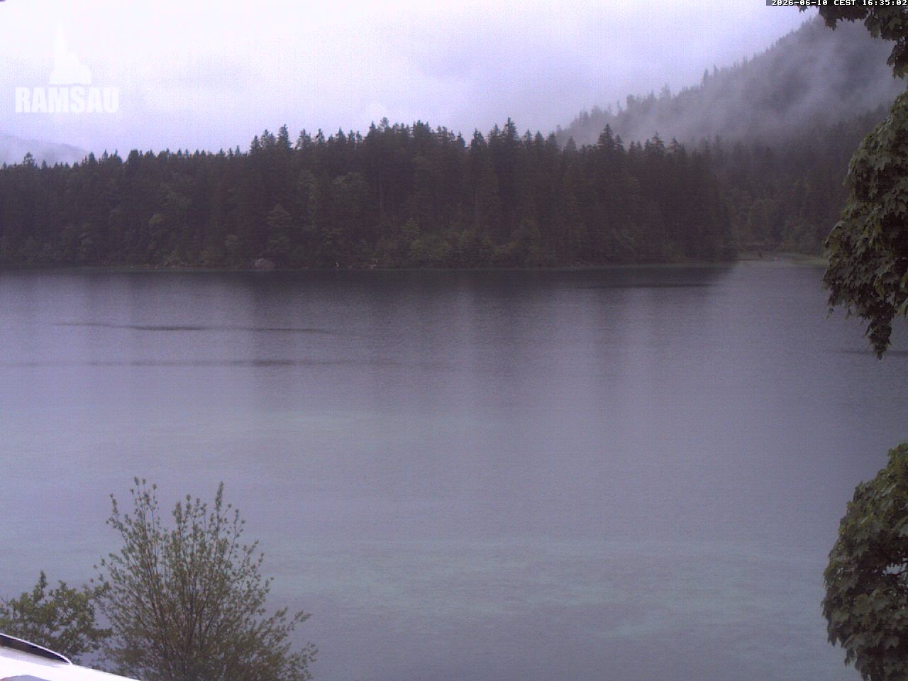 Archiv Foto Webcam Blick auf den Hintersee in Ramsau bei Berchtesgaden