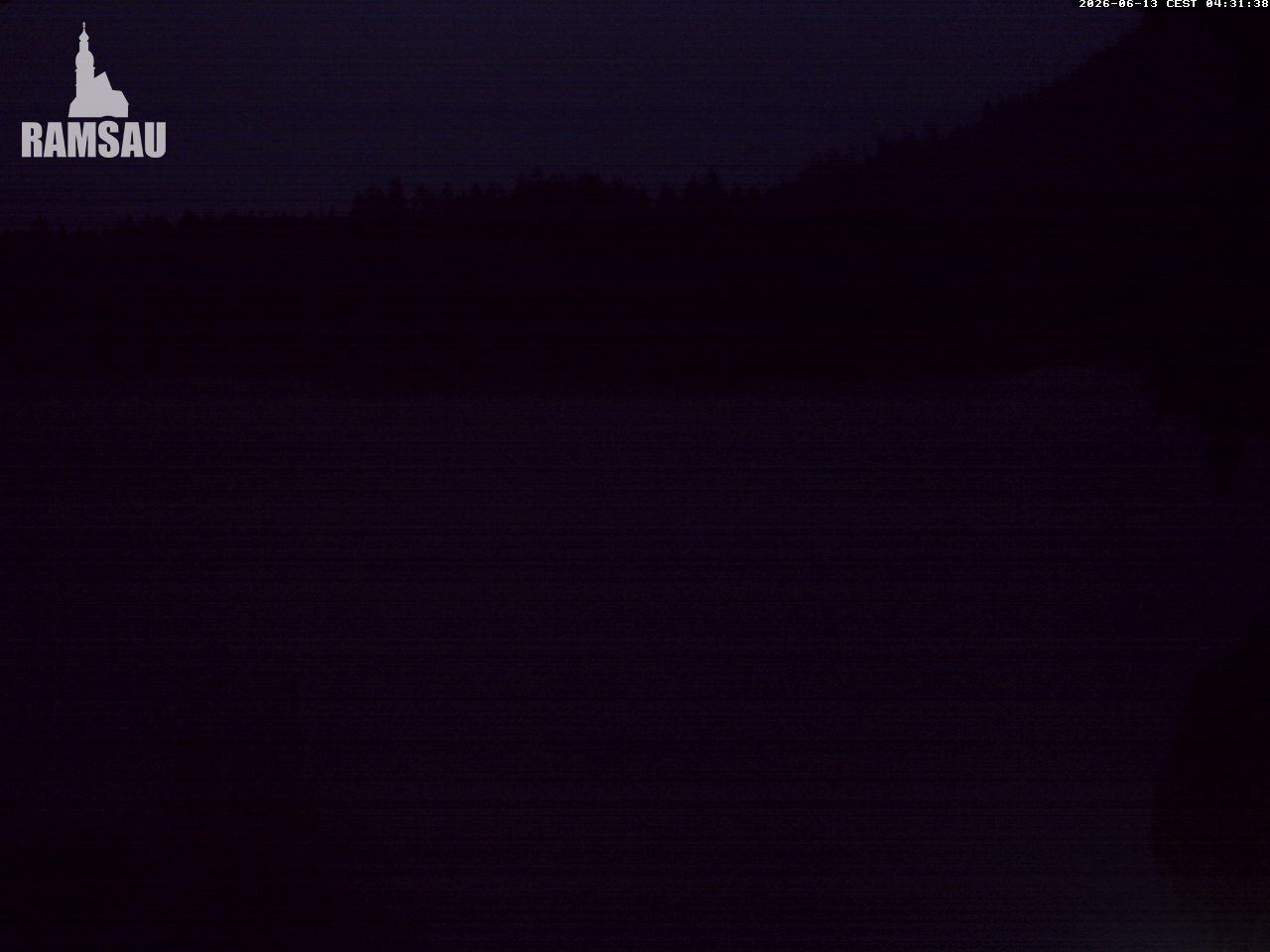 Archiv Foto Webcam Blick auf den Hintersee in Ramsau bei Berchtesgaden