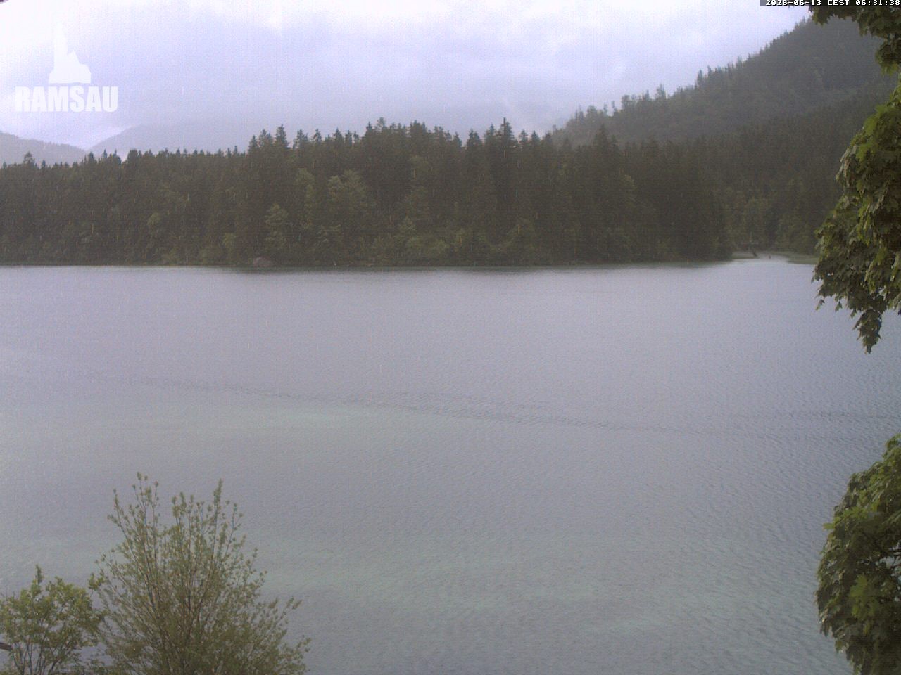 Archiv Foto Webcam Blick auf den Hintersee in Ramsau bei Berchtesgaden
