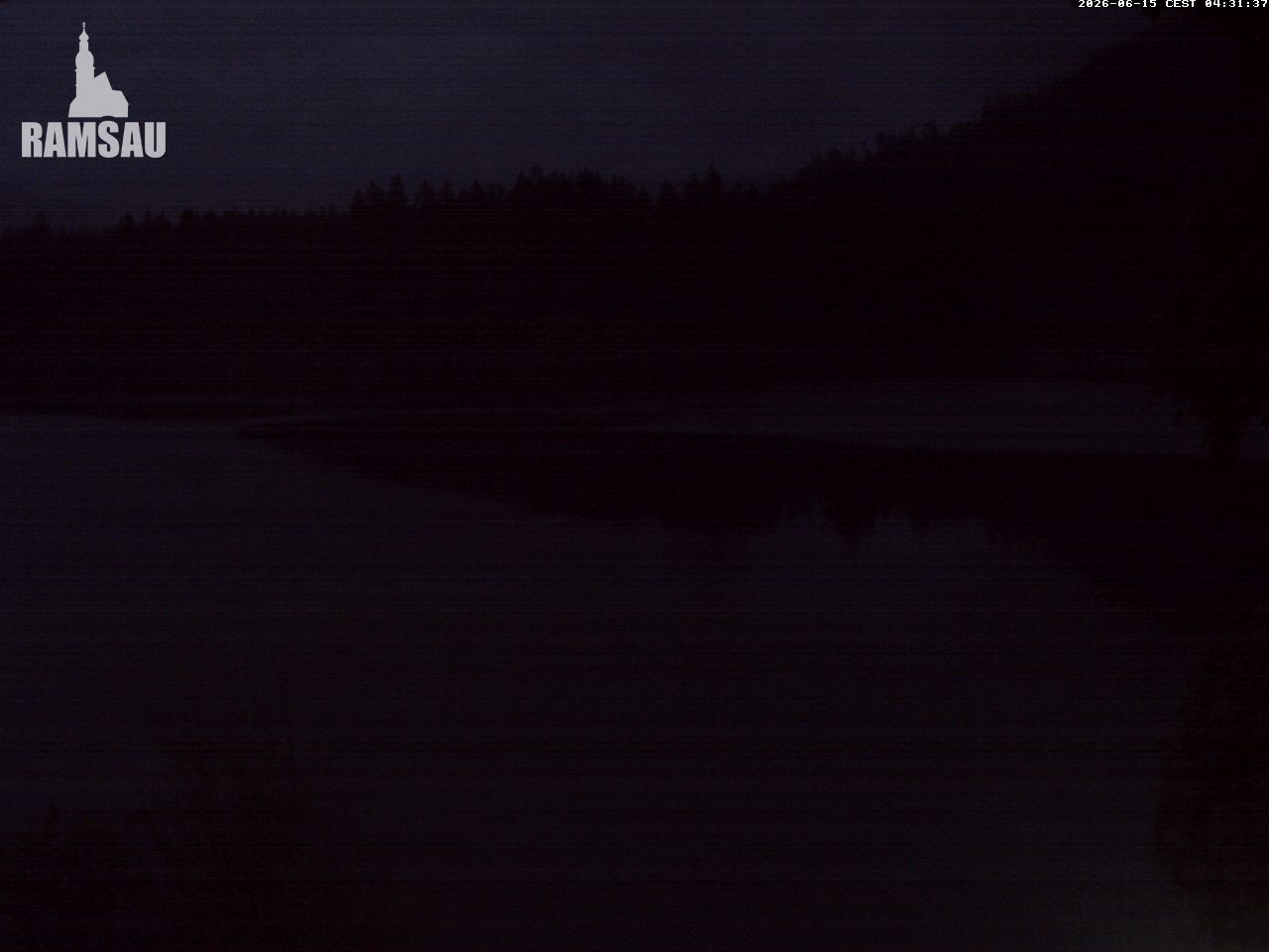 Archiv Foto Webcam Blick auf den Hintersee in Ramsau bei Berchtesgaden