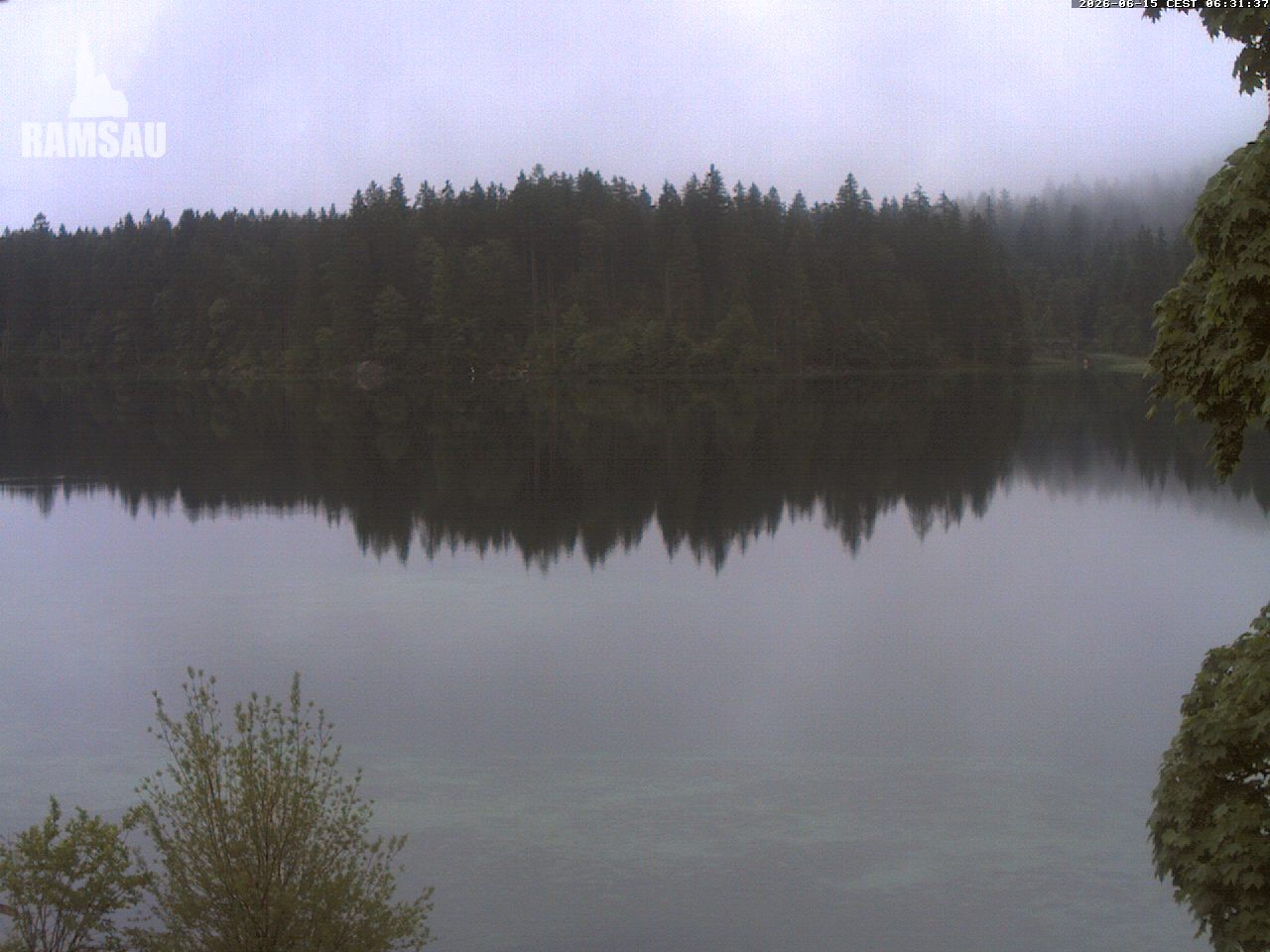 Archiv Foto Webcam Blick auf den Hintersee in Ramsau bei Berchtesgaden