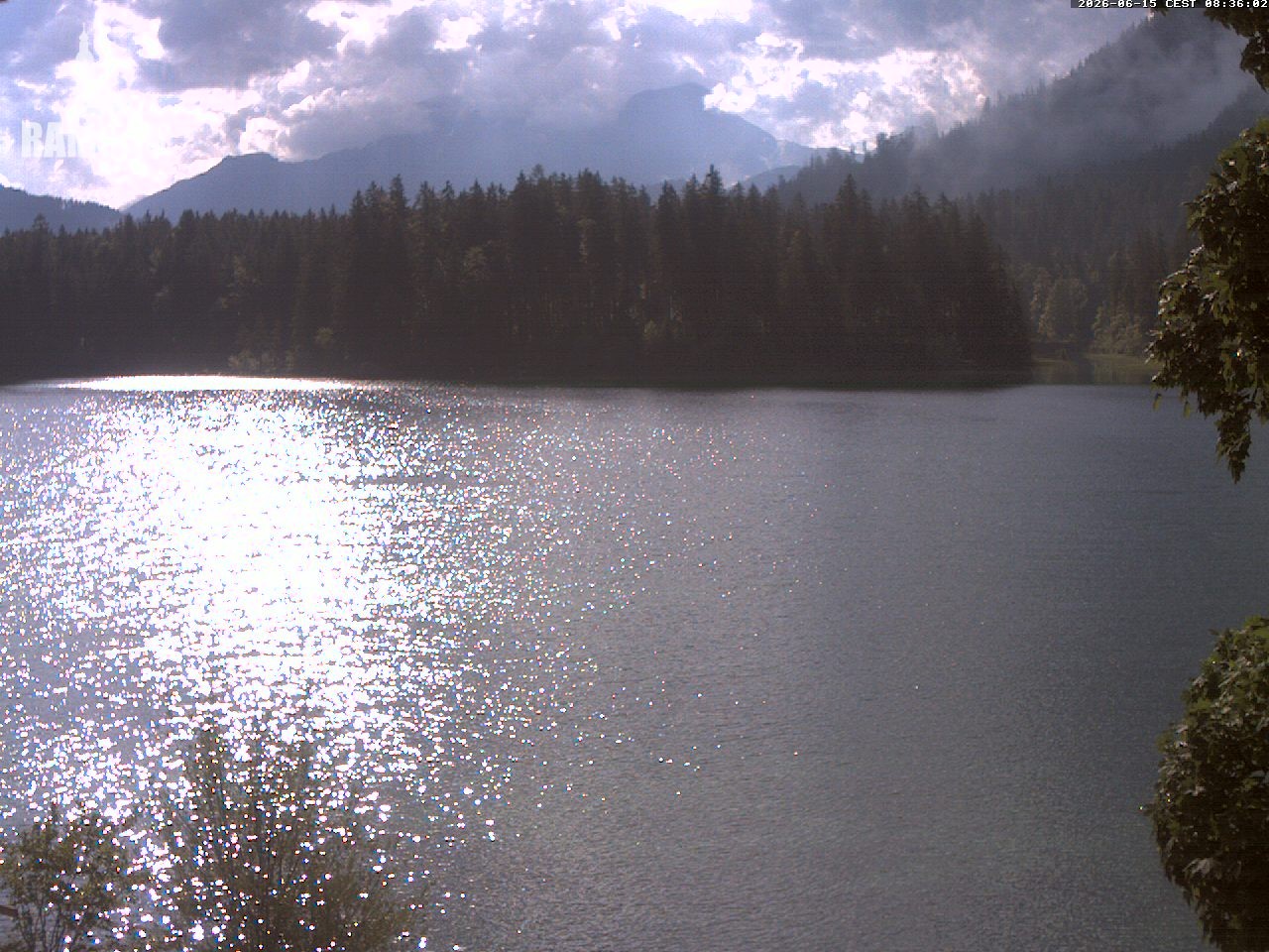 Archiv Foto Webcam Blick auf den Hintersee in Ramsau bei Berchtesgaden
