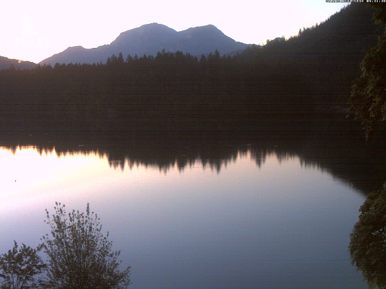Archiv Foto Webcam Blick auf den Hintersee in Ramsau bei Berchtesgaden