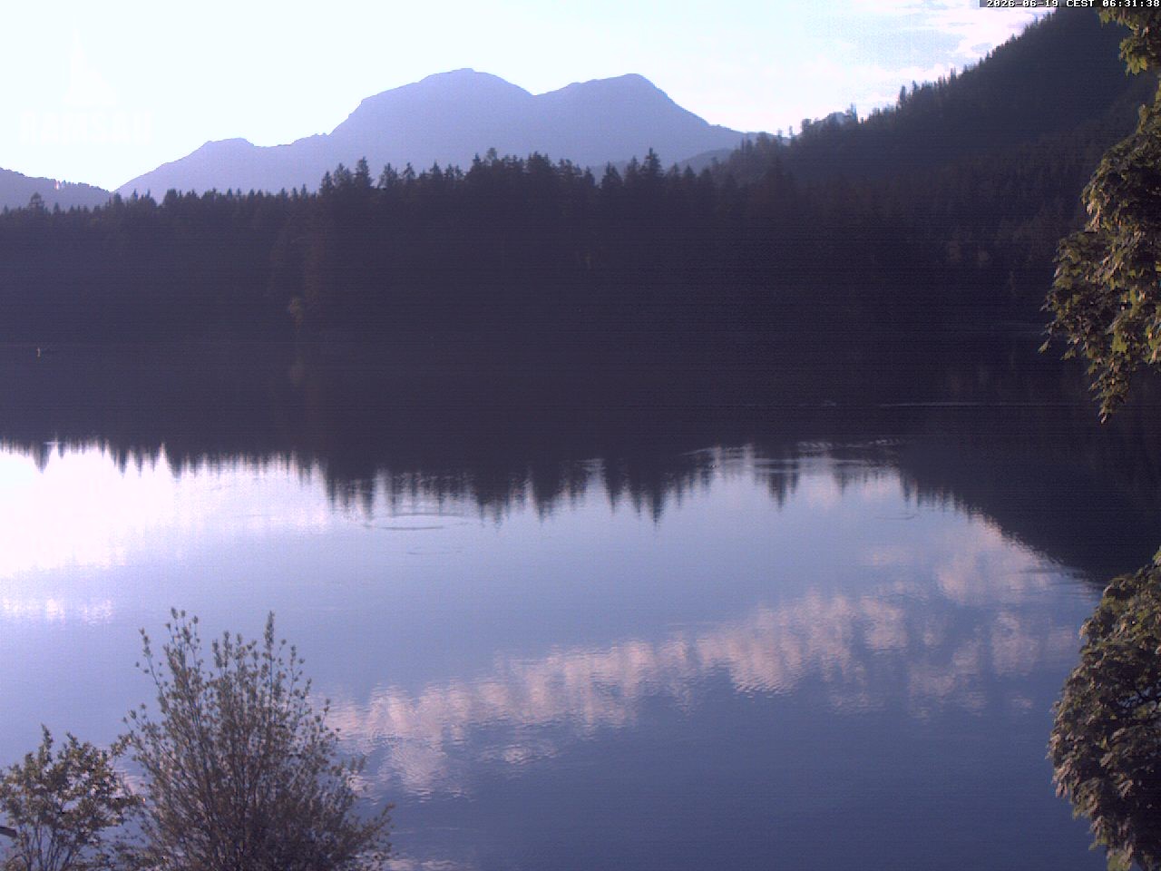 Archiv Foto Webcam Blick auf den Hintersee in Ramsau bei Berchtesgaden
