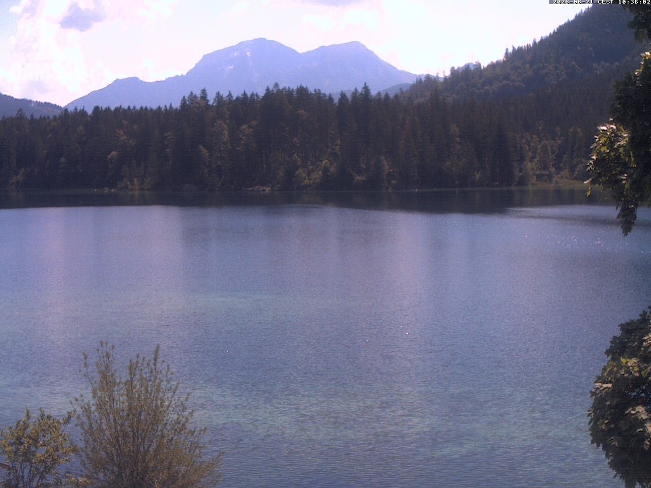 Archiv Foto Webcam Blick auf den Hintersee in Ramsau bei Berchtesgaden