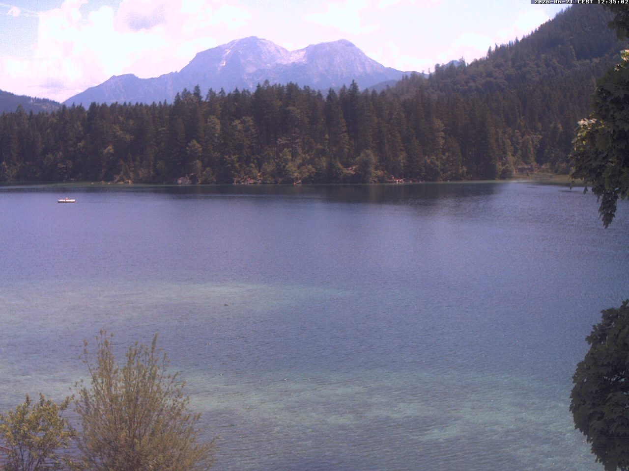 Archiv Foto Webcam Blick auf den Hintersee in Ramsau bei Berchtesgaden