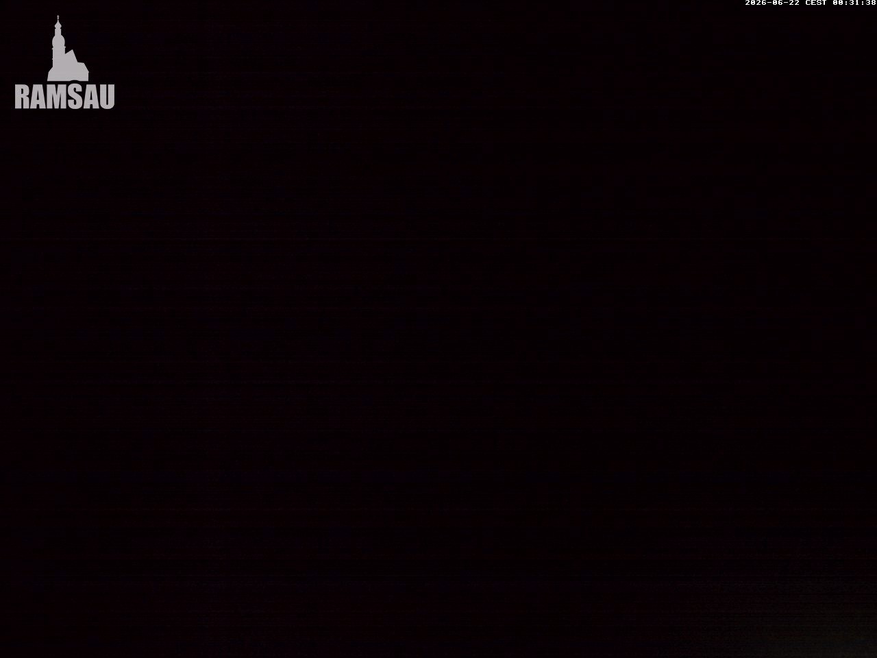 Archived image Webcam View to lake Hintersee