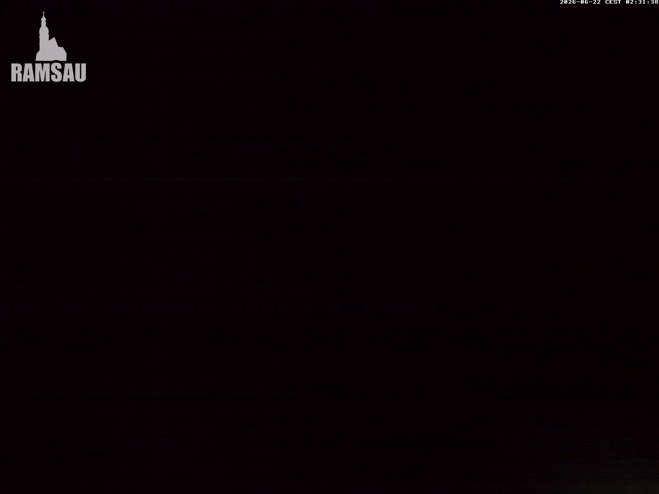 Archived image Webcam View to lake Hintersee